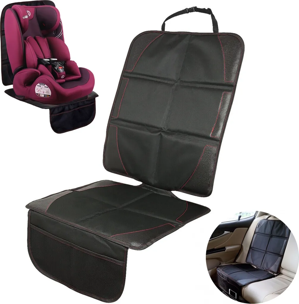 Großer Rutschfester Kindersitz Schonbezug, Wasserabweisende Kindersitzunterlage, Autositzschoner, Sitzauflage In Schwarz 3 Großer Rutschfester Kindersitz Schonbezug, Wasserabweisende Kindersitzunterlage, Autositzschoner, Sitzauflage In Schwarz
