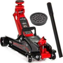 Hydraulischer Rangierwagenheber Autoheber Lehmann 2,5T + Gummi Wagenheber Heber