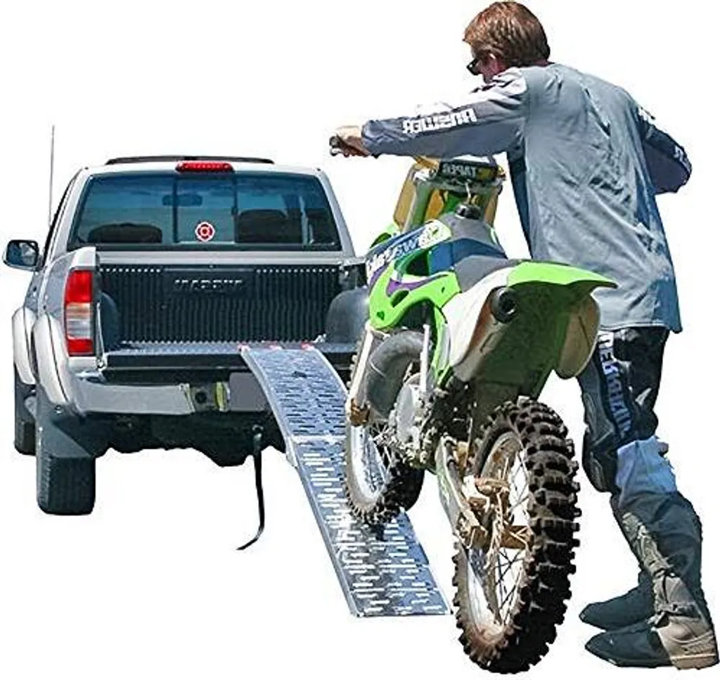 Wolketon 1 X Auffahrrampe 340kg Faltbare Alu Rampe Motorradrampe Antirutsch Laderampe Fuer Motorrad Oder Mofa 7 Wolketon 1 X Auffahrrampe 340kg Faltbare Alu Rampe Motorradrampe Antirutsch Laderampe Fuer Motorrad Oder Mofa – Bild 5