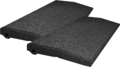 Bordsteinrampe Aus Gummi LxBxH 500 X 250 X 45 Mm 2 Stück Im Set (Rampe Schwellenrampe Autorampe Überfahrrampe Auffahrrampe)