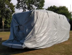 Garden Pleasure Wohnmobil-Abdeckplane Gr. M Grau PP-Vliesstoff Wasserdicht Mit Tasche -Volkswagen || AL-KO Verkaufsgeschäft 8013fc099fb439b715369433d1b753a6