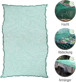 Anhängerschutznetz Hängernetz Zur Ladungssicherung Anhängernetz Mit Gummiseil Grün 1x2 M -Volkswagen || AL-KO Verkaufsgeschäft 828087844843a8e88524ee4f89eea484
