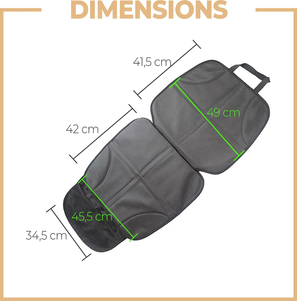 Kindersitzunterlage Autositzauflage Unterlage Für Kindersitze Rutschfeste Und Wasserabweisende Universell Isofix ISO-Fix Geeignet Schwarz Retoo 11 Kindersitzunterlage Autositzauflage Unterlage Für Kindersitze Rutschfeste Und Wasserabweisende Universell Isofix ISO-Fix Geeignet Schwarz Retoo – Bild 9