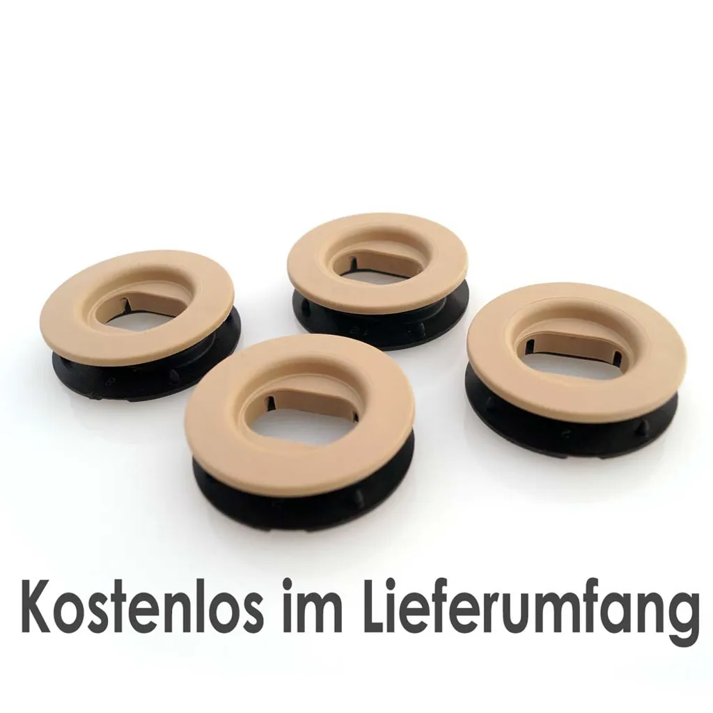 Volkswagen Fußmatten Passend Für VW Golf 5 / 6 Velours 4-teilig Beige Automatten Set Innen 4 Volkswagen Fußmatten Passend Für VW Golf 5 / 6 Velours 4-teilig Beige Automatten Set Innen – Bild 2