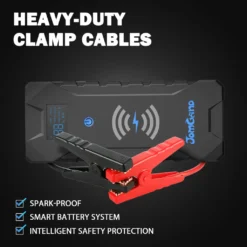 Gens Ace Auto Starthilfe Powerbank 2000A 22000mAh Mit 10W Drahtloses Ladegerät 12V Starthilfekabel Jump Starter Autobatterie-Ladegerät Booster -Volkswagen || AL-KO Verkaufsgeschäft 868cabb979ac405e26f079e5777d4f44