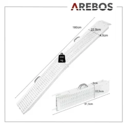AREBOS 2 X Faltbare Auffahrrampe Max. 400 Kg, Laderampe, Klappbar, Verladerampe, Auffahrschienen -Volkswagen || AL-KO Verkaufsgeschäft 877f48068fae7d0f3e2671fac3dae2c3