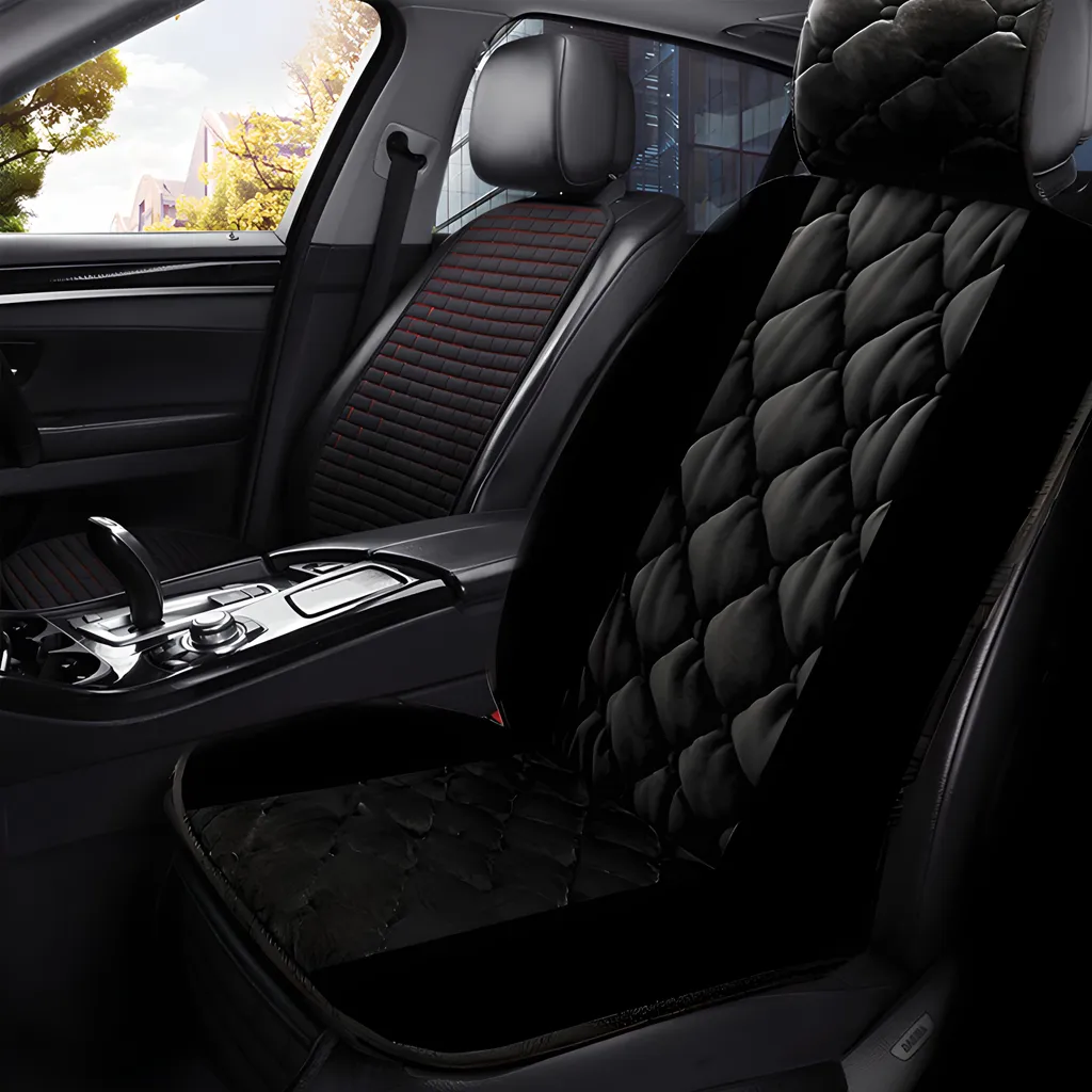 Sitzbezüge Auto Universal Sitzbezug Kunstleder Schonbezüge Autositzauflage Sitzauflage Autositz Vorne Vordersitze Sitzkissen KFZ PKW Schwarz Retoo 8 Sitzbezüge Auto Universal Sitzbezug Kunstleder Schonbezüge Autositzauflage Sitzauflage Autositz Vorne Vordersitze Sitzkissen KFZ PKW Schwarz Retoo – Bild 6