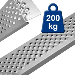 ECD Germany Auffahrrampe 2er Set, 149 Cm, Aus Aluminium, Antirutsch, Bis 400kg, Reifenbreite Bis 200mm, Für Anhänger Motorrad ATV, Auffahrrampen Verladerampe Laderampe Verladeschiene Motorradrampe -Volkswagen || AL-KO Verkaufsgeschäft 8f4785650d7af2bed5758dbdc908a58b