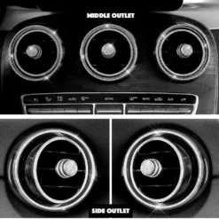 Komplett Set Passend Zu Mercedes C GLC Strass Glitzer Blende Ringe Lüftung Klima -Volkswagen || AL-KO Verkaufsgeschäft 91448287cfe298a1b491e69c45202148