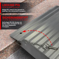 Jago® Rollstuhl Rampe - Aluminium, Klappbar, Versch. Größen (90 Cm, 122 Cm, 150cm), Mobile Faltbar, 270 Kg - Rollstuhlrampe, Auffahrrampe (150cm) 20 Jago® Rollstuhl Rampe - Aluminium, Klappbar, Versch. Größen (90 Cm, 122 Cm, 150cm), Mobile Faltbar, 270 Kg - Rollstuhlrampe, Auffahrrampe (150cm) -Volkswagen || AL-KO Verkaufsgeschäft 91a64711e5f1f0b8e037a26796ad00cd