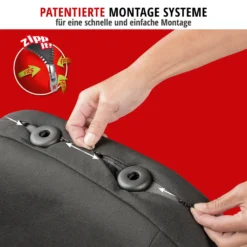 WALSER Auto-Sitzbezug Komplettset Velvet Mit Reißverschluss, ZIPP-IT Premium Auto-Schonbezüge Für Normalsitze, 2 Vordersitzbezüge, 1 Rücksitzbezug -Volkswagen || AL-KO Verkaufsgeschäft 925bad366726aac15711285bd2baa694