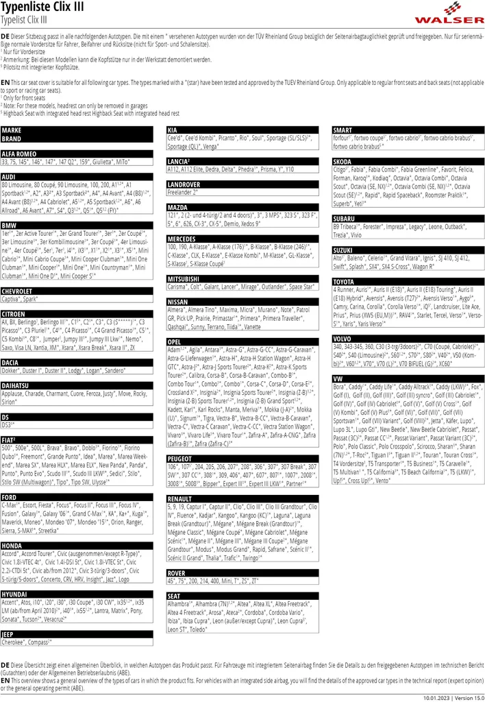 WALSER Auto-Sitzbezug Modulo, 2 Vordersitzbezüge, Universal Auto-Schonbezüge Für Highbacksitze, Universal PKW-Sitzbezüge, Sitzschoner-Auto Schwarz 4 WALSER Auto-Sitzbezug Modulo, 2 Vordersitzbezüge, Universal Auto-Schonbezüge Für Highbacksitze, Universal PKW-Sitzbezüge, Sitzschoner-Auto Schwarz – Bild 2