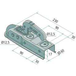 AL-KO Zugkugelkupplung Vergleichs-Nr.: 1224743 Anhängelast 750 Kg -Volkswagen || AL-KO Verkaufsgeschäft 96ef055f18c086cbc828a68bc824c475