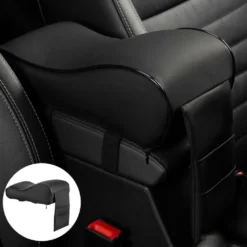 Universal Auto Armlehnenerhöhung | KFZ Armlehne [Farbe: Schwarz] - Memory-Schaum Armauflage - Bezug Kunstleder Für Mittelkonsole | Armstütze [gepolstert] Für Mittelarmlehne Mit Handyhalterung -Volkswagen || AL-KO Verkaufsgeschäft 9972558dfba4ec609740aca777b474af