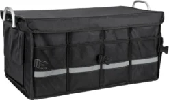 ONVAYA® Kofferraumtasche Schwarz | Auto Organizer Mit Ca 55 Litern Fassungsvermögen | Autotasche | Kofferraumbox Mit Taschen