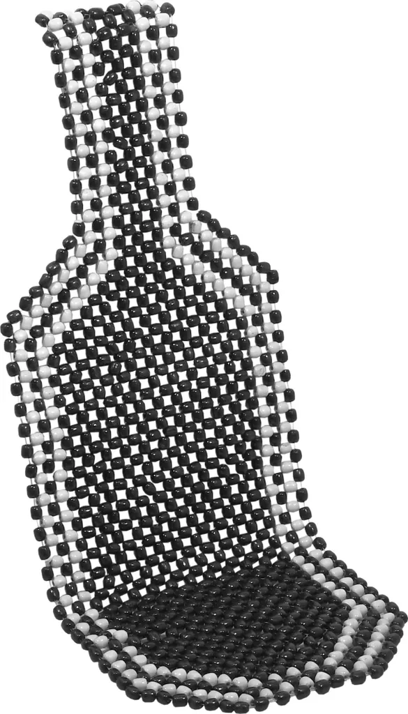 Compass 04106 - Sitzbezug Holzkugeln BLACK 127x38cm 3 Compass 04106 - Sitzbezug Holzkugeln BLACK 127x38cm