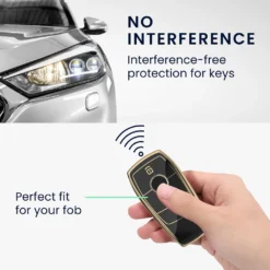 Kwmobile Autoschlüssel Hülle Kompatibel Mit Mercedes Benz Smart Key Autoschlüssel (nur Keyless) - Schlüsselhülle Silikon Cover - Schwarz Gold -Volkswagen || AL-KO Verkaufsgeschäft 9a26a3fc47edade56d6819484e7d90a5