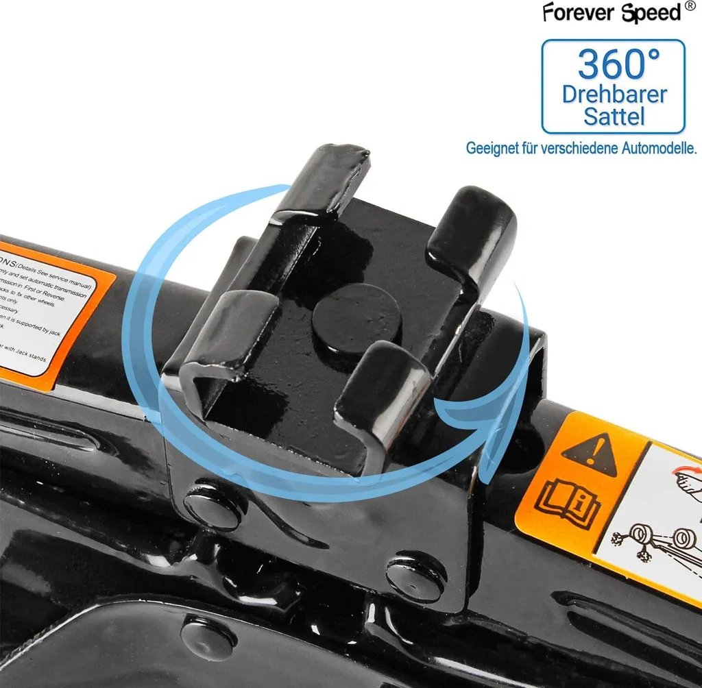Speed 2T Scherenwagenheber Wagenheber PKW Heber Mit Schraubenschlüssel Für Auto Familienauto Kleinlastwagen - Schwarz 5 Speed 2T Scherenwagenheber Wagenheber PKW Heber Mit Schraubenschlüssel Für Auto Familienauto Kleinlastwagen - Schwarz – Bild 3