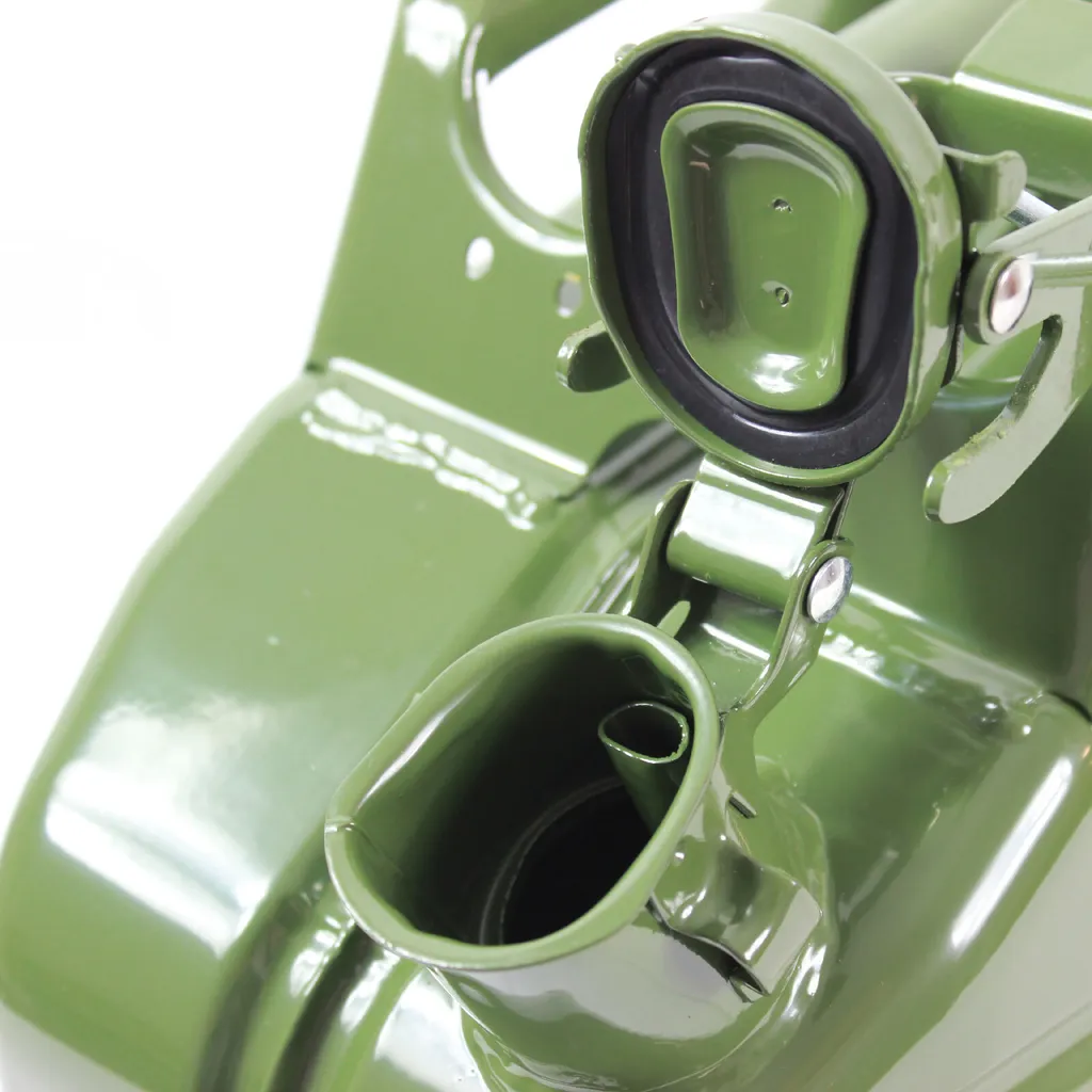 3x Benzinkanister Kraftstoff Kanister Metall 20 Liter Oliv 3 3x Benzinkanister Kraftstoff Kanister Metall 20 Liter Oliv