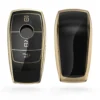 Kwmobile Autoschlüssel Hülle Kompatibel Mit Mercedes Benz Smart Key Autoschlüssel (nur Keyless) - Schlüsselhülle Silikon Cover - Schwarz Gold -Volkswagen || AL-KO Verkaufsgeschäft 9efad1c6f9fc1264a05925c425c72691