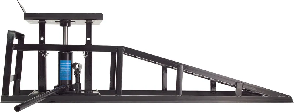 2x Hydraulischer Auffahrbock Auffahrrampe Pkw KfZ Wagenheber Höhenverstellbar 5 2x Hydraulischer Auffahrbock Auffahrrampe Pkw KfZ Wagenheber Höhenverstellbar – Bild 3