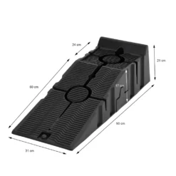ECD Germany Auffahrrampe 2er Set, 240 Mm, Aus Kunststoff, Bis 2,5 T, Für Auto PKW KFZ, Ragbare Bordsteinrampe, Rutschfeste Oberfläche, Autorampe Auffahrkeil -Volkswagen || AL-KO Verkaufsgeschäft a423b2a94fe2b9ebf62596df84eb7448