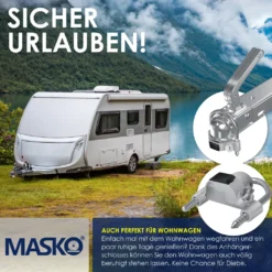 MASKO® Anhängerschloss Zahlenschloss Mit 4 Stellig Code Für Gängige Anhängerkupplung Anhängerkugelsperrkupplung Einfache Montage Diebstahlschutz Wohnwagen Anhänger Abschleppsperre Stahlbügel, Farbe:Grau 14 MASKO® Anhängerschloss Zahlenschloss Mit 4 Stellig Code Für Gängige Anhängerkupplung Anhängerkugelsperrkupplung Einfache Montage Diebstahlschutz Wohnwagen Anhänger Abschleppsperre Stahlbügel, Farbe:Grau -Volkswagen || AL-KO Verkaufsgeschäft a853104e12a91626c11e98672c0de7f9