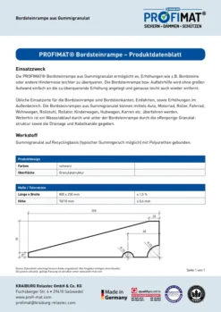 PROFIMAT® Bordsteinrampe 800x250x70mm Mit Kabelkanal 13 PROFIMAT® Bordsteinrampe 800x250x70mm Mit Kabelkanal -Volkswagen || AL-KO Verkaufsgeschäft a9c4fa9d08878a695add700a87e44786