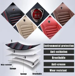 AUDEW Vorne Sitzbezüge Sitzkissen Autositzes Kunstleder Universal Farbe: Braun DE -Volkswagen || AL-KO Verkaufsgeschäft aa0a492cbf4c05237f3487bea460b973