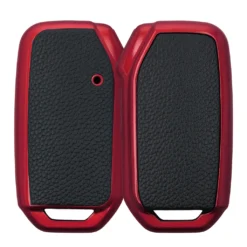 Kwmobile Autoschlüssel Hülle Kompatibel Mit Kia 3-Tasten Smart Key Autoschlüssel - Schlüsselhülle Cover Rot Schwarz -Volkswagen || AL-KO Verkaufsgeschäft ac57750bbfe6d5bf4d829ba7dc4f5716