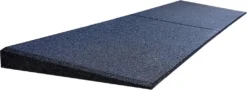 Bordsteinrampe | Auffahrkeil | Gummi | Höhe 3-11cm | Schwarz, Größe (Breite X Tiefe X Höhe):1000 X 300 X 90 Mm