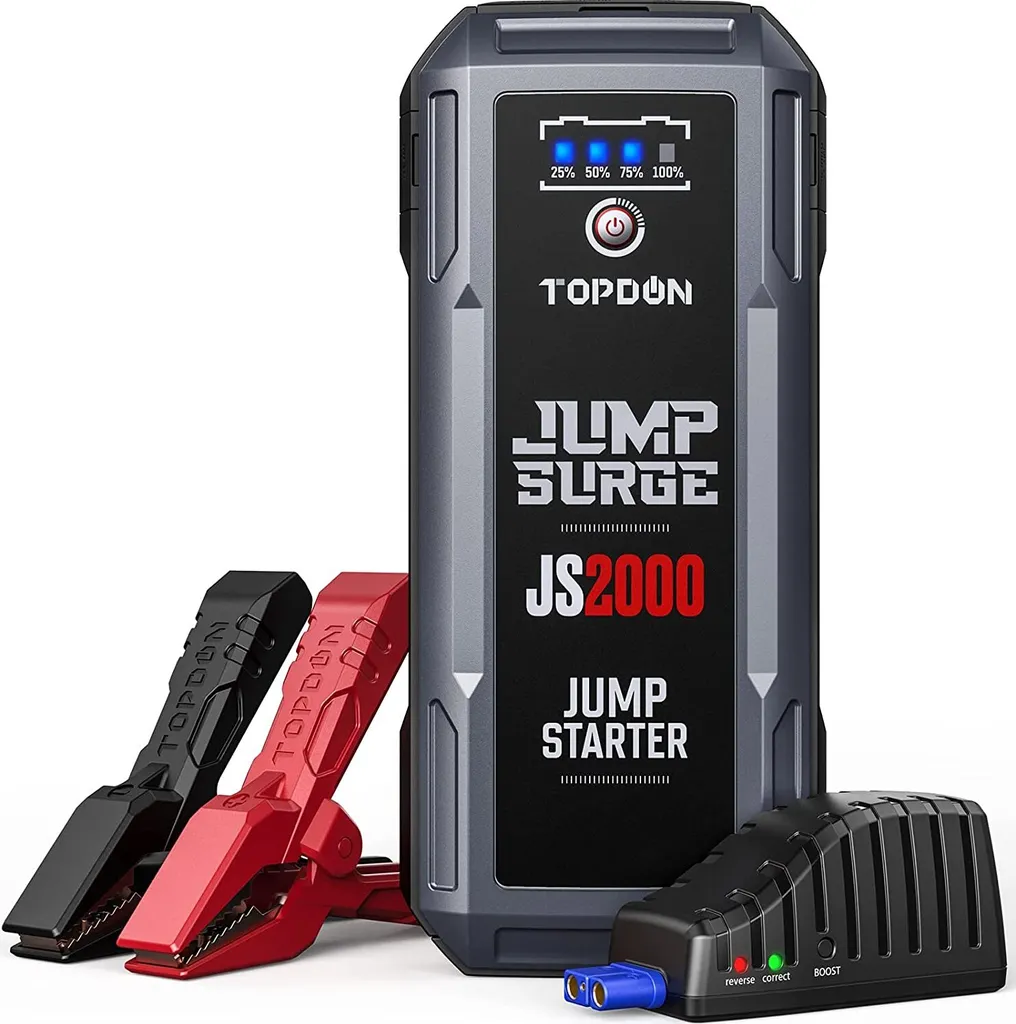 TOPDON 2000A 16000mAh 12V Starthilfekabel JS2000 Aktualisierte Version Starthilfe Powerbank Auto Starthilfe Auto KFZ Starthilfe Autobatterie-Starter Jump Starter 3 TOPDON 2000A 16000mAh 12V Starthilfekabel JS2000 Aktualisierte Version Starthilfe Powerbank Auto Starthilfe Auto KFZ Starthilfe Autobatterie-Starter Jump Starter
