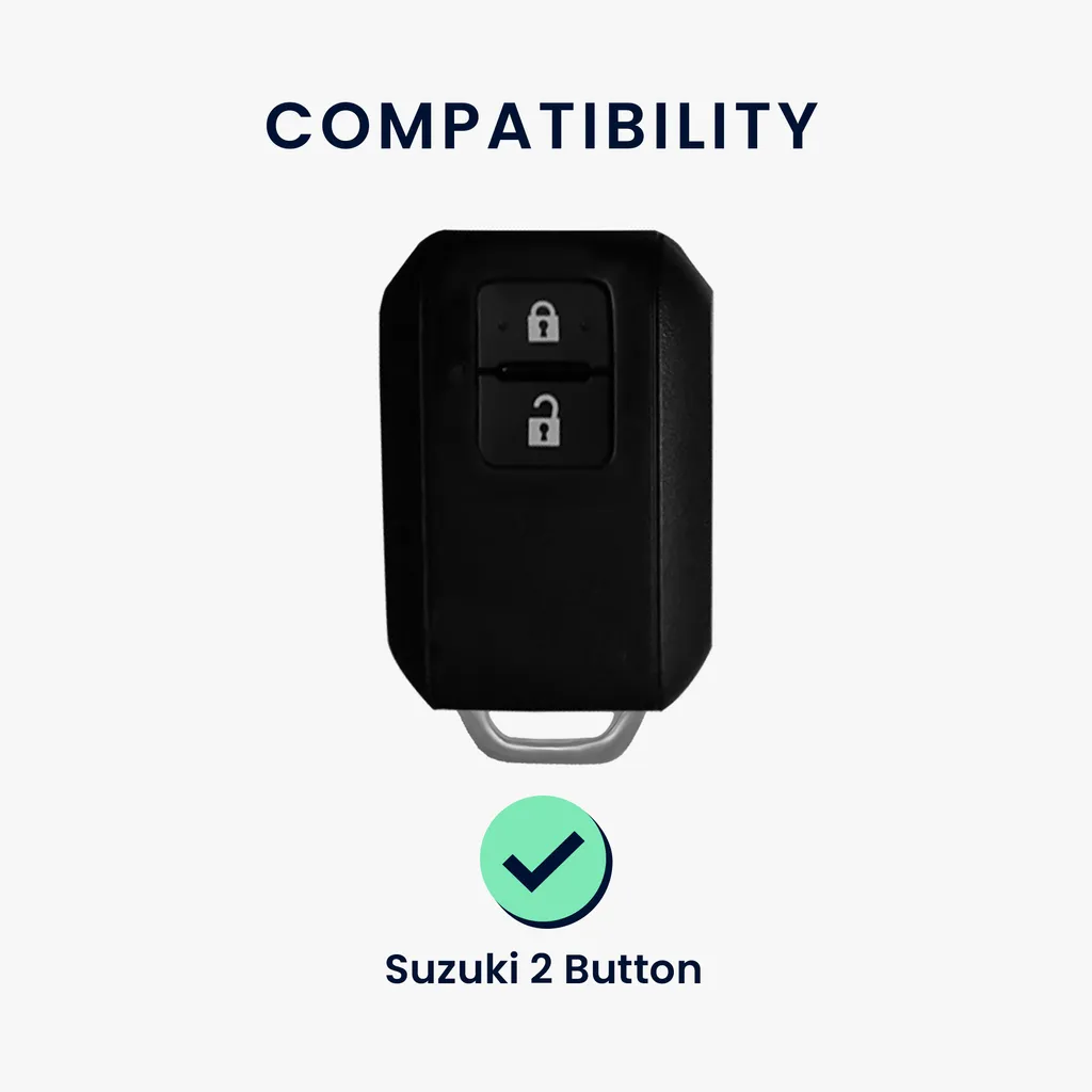 Kwmobile Autoschlüssel Silikon Hülle Kompatibel Mit Suzuki 2-Tasten Autoschlüssel Keyless Go - Schlüsselhülle In Schwarz 6 Kwmobile Autoschlüssel Silikon Hülle Kompatibel Mit Suzuki 2-Tasten Autoschlüssel Keyless Go - Schlüsselhülle In Schwarz – Bild 4