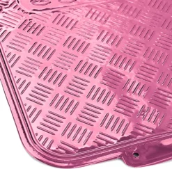 Auto Gummi Fußmatten Universal Alu Riffelblech Optik 4-teilig Chrom Pink -Volkswagen || AL-KO Verkaufsgeschäft b30f4e40b5d39c03694106e12556c637