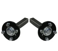 Nabe & Achsschenkel Für Quad, ATV-Anhänger, 4 Bolzen, 100 Mm Lochkreis, 35 X 35 Mm, - 2er-Set -