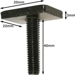 4 Nutsteine M8x40mm Dachträger Relingträger T-Nut Adapter Nutensteine 20x20mm -Volkswagen || AL-KO Verkaufsgeschäft b5d7b36661a6de4812a8a99c140ca319