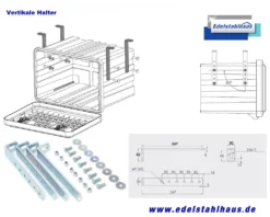 Daken J040 + Inkl. Vertikaler Halter VH401, Werkzeugkasten, Stauboxen, Staukasten LKW, Unterflurbox, 750 X 350 X 300 Mm, Ca. 40 Liter -Volkswagen || AL-KO Verkaufsgeschäft b6e0338b76bf407acd9d2504b2414ec0