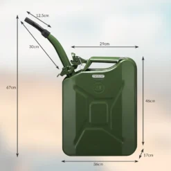 3x Monzana Benzinkanister 20L Metall Mit Ausgießer UN-Zulassung Diesel Kraftstoffkanister Metallkanister Reservekanister -Volkswagen || AL-KO Verkaufsgeschäft b9278cee19749fd4ec10b6a2f93c68b9