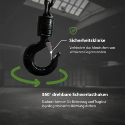 TrutzHolm® Flaschenzug Seilzug Kettenzug Hebezug Ratschenzug 1000 Kg / 1 T Tragkraft - 3000 Mm / 3 M Hubhöhe - HSZ - Rund -Volkswagen || AL-KO Verkaufsgeschäft c3a35a089eb264a95d0e6862fc8d966c