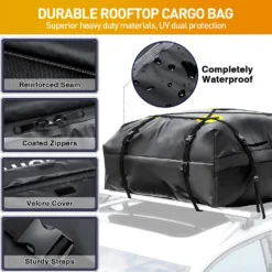 Auto Dachbox 15 Kubikfuß Faltbare Dachkoffer Aufbewahrungsbox Wasserdicht Dachtasche Dachgepäckträger Tasche Aufbewahrungsbox Für Reisen Und Gepäcktransport, Autos, SUVs, Schwarz -Volkswagen || AL-KO Verkaufsgeschäft c58c3f57bcfb75dbb54dc33c7ae37b89