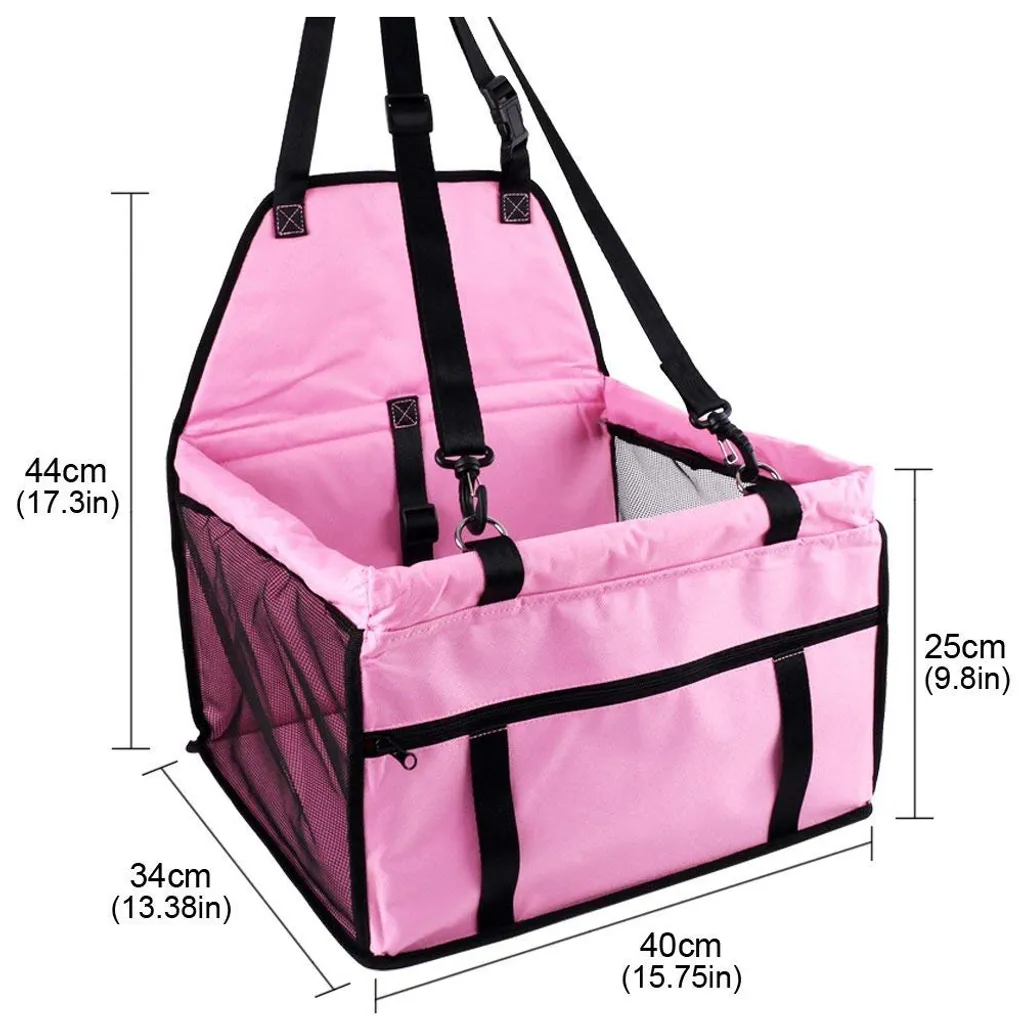 Hunde Autositz Hundesitz Wasserdicht Haustierdecke Rückbank & Vordersitz Einzelsitz Tragetasche Für Kleine Mittlere Hunde Katzen,Pink 11 Hunde Autositz Hundesitz Wasserdicht Haustierdecke Rückbank & Vordersitz Einzelsitz Tragetasche Für Kleine Mittlere Hunde Katzen,Pink – Bild 9