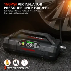 Auto Starthilfe Mit Kompressor 150 PSI Luftpumpe 12V 2000A Starthilfegeräte 22000mAh Powerbank Lokithor JA301 Starthilfekabel Tragbare Batterie Booster -Volkswagen || AL-KO Verkaufsgeschäft c897a6ddb97c2195523ea13ec0c557ac