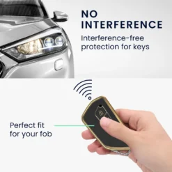 Kwmobile Autoschlüssel Hülle Kompatibel Mit VW Golf 8 3-Tasten Autoschlüssel - Schlüsselhülle Silikon Cover - Schwarz Gold -Volkswagen || AL-KO Verkaufsgeschäft cace24c743a449ce03cc4818887a0495