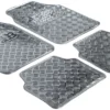 WALSER Gummimatten, Universal Automatte Metallic, Fußmatten Komplettset Riffelblech, Schutzmatte Silber, Zuschneidbare Schmutzfangmatte 28020 -Volkswagen || AL-KO Verkaufsgeschäft cad386e596d8c85cf1aca5c81ca79ca3