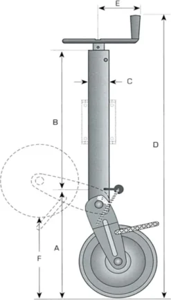 Simol Stützrad 1.500 Kg Halbautomatisch Mit Federverriegelung Inkl. Montageplatte -Volkswagen || AL-KO Verkaufsgeschäft cb58441b746c3b8aa0cf6e393415006c