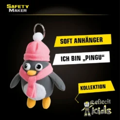 Safety Maker Pingu Reflektierender Anhänger Für Kinder, Sicherheitsreflektor Für Jacken, Rucksäcke, Schultaschen, Kinderwagen -Volkswagen || AL-KO Verkaufsgeschäft d14d2889453f3b62bf679dc8b7f529b1