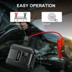 2000A Peak 20000mAh Starthilfekabel, 4 IN 1 Starthilfe Powerbank Auto Starthilfe Auto KFZ Autobatterie-Starter Jump Starter Ladegerät Booster Autobatteries,150psi Elektrische Luftpumpe Kompressor -Volkswagen || AL-KO Verkaufsgeschäft d234ced252439c21ffc6f8c0a2a817e1