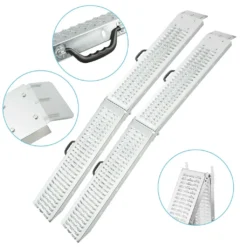 AREBOS 2 X Faltbare Auffahrrampe Max. 400 Kg, Laderampe, Klappbar, Verladerampe, Auffahrschienen -Volkswagen || AL-KO Verkaufsgeschäft d6ee019642d32042aaeef78195259f88