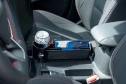 Dunlop Autositz Organizer - Mit Getränkehalter - Anti-Rutsch-Matte - Schwarz -Volkswagen || AL-KO Verkaufsgeschäft d99e5418936967ad34b301f7c27aee5c