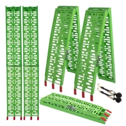 2 X Alu Auffahrrampe Rampe 680 Kg Klappbar 228cm Motorradrampe Verladerampe